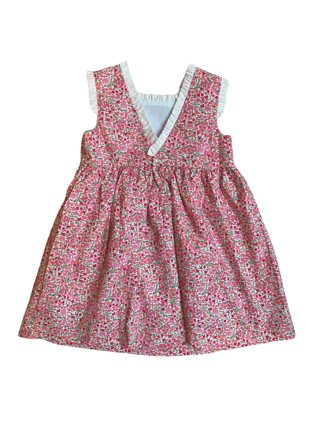 Vestido flores rosa
