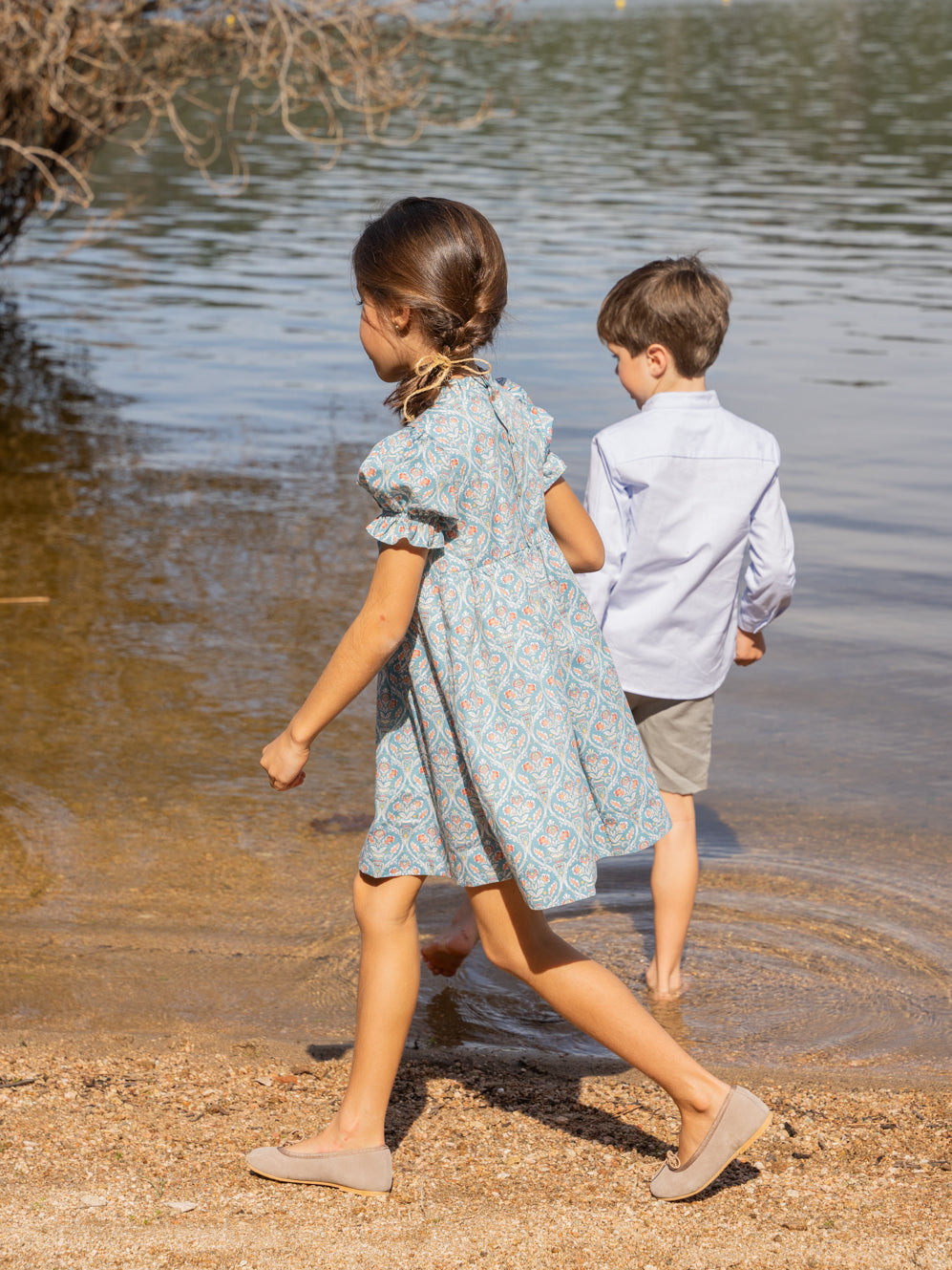 Chemise Oxford bleue