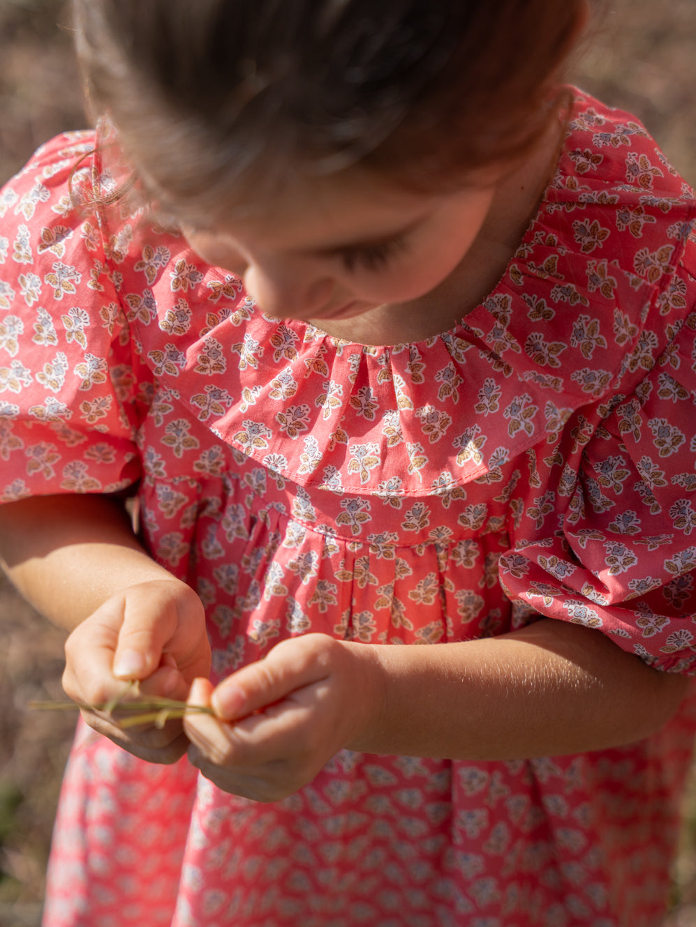 Vestido estampado cuello