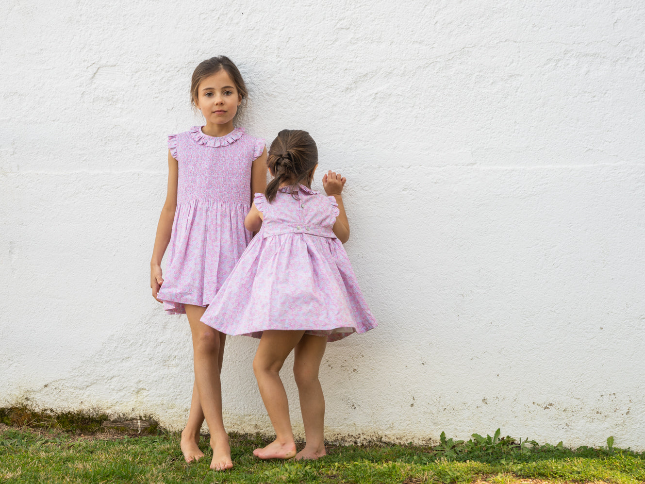 Vestido fruncido gomas