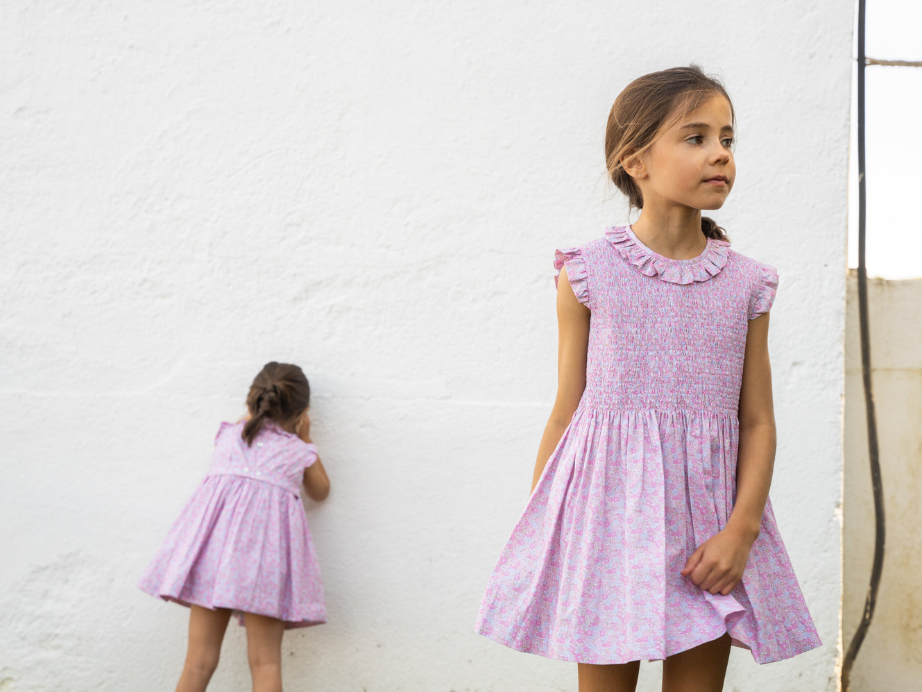 Vestido fruncido gomas