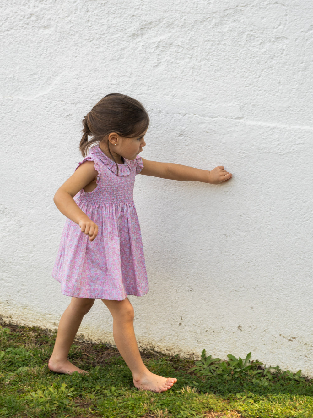 Vestido fruncido gomas