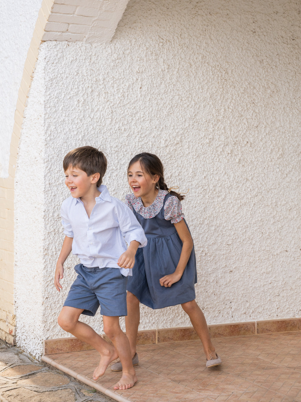 Bermuda azul pizarra