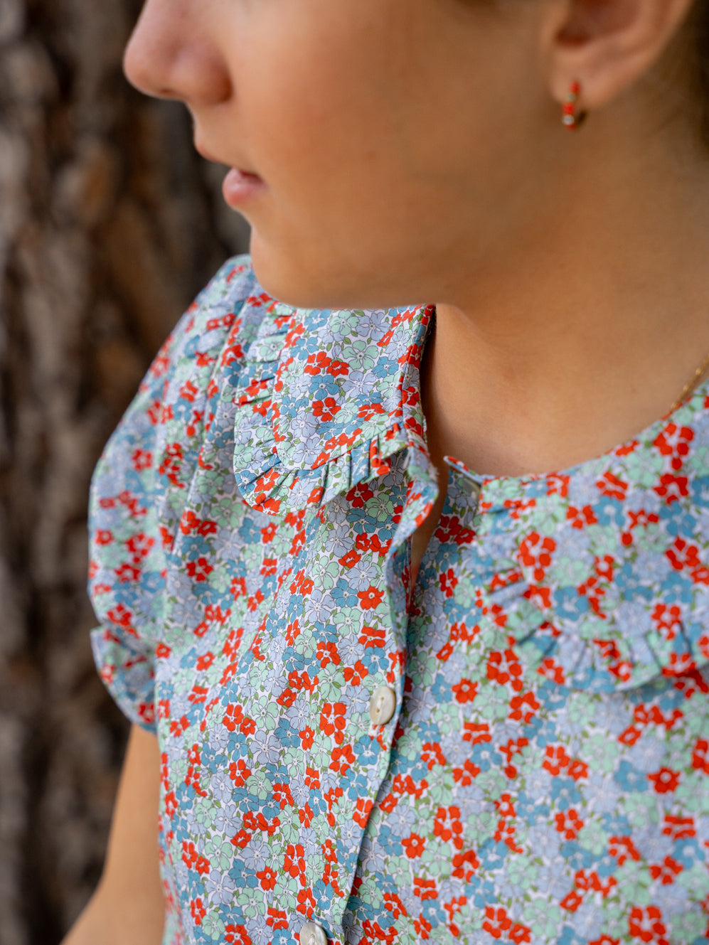 Blusa estampado multicolor