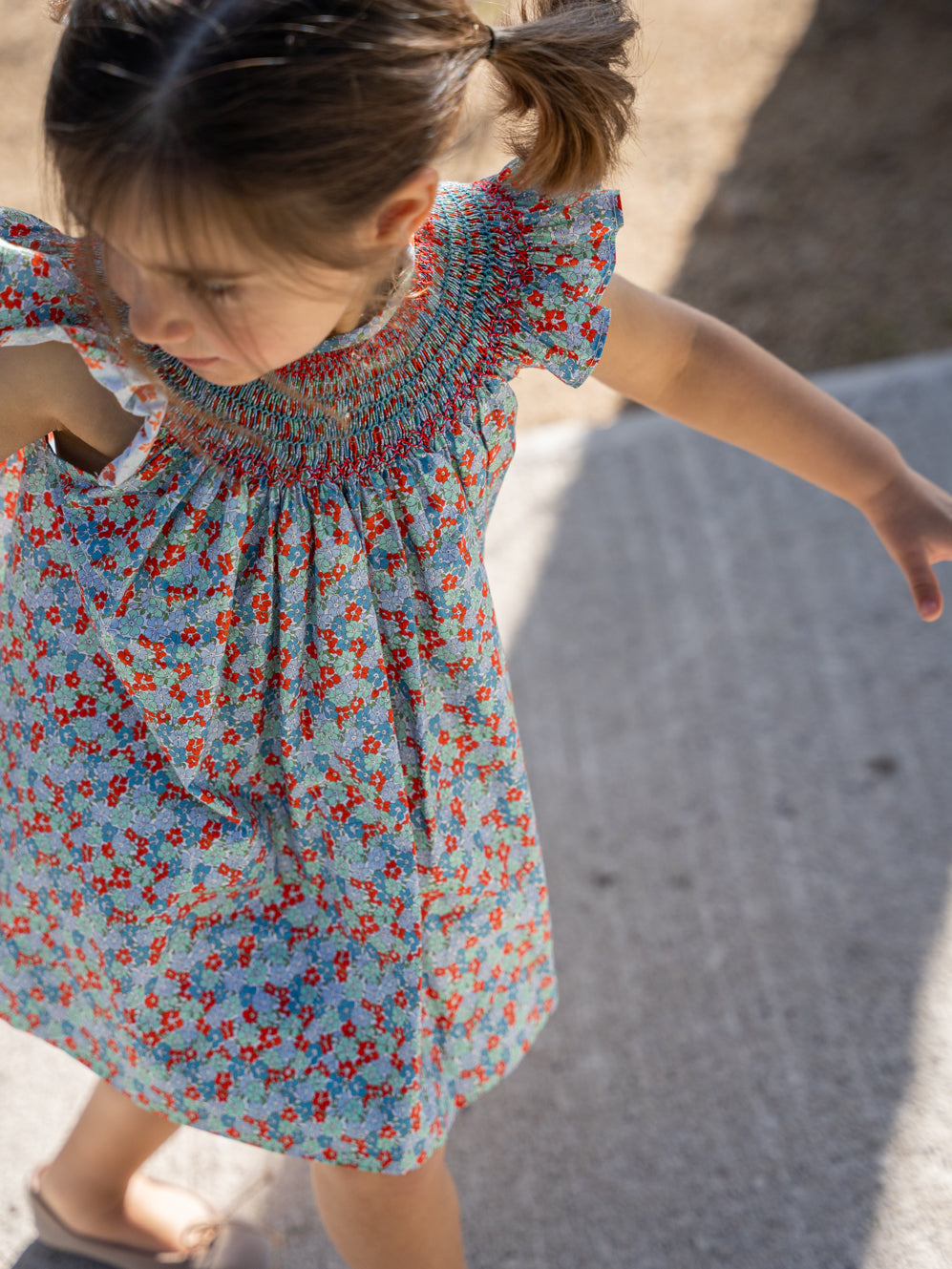 Vestido nido de abeja