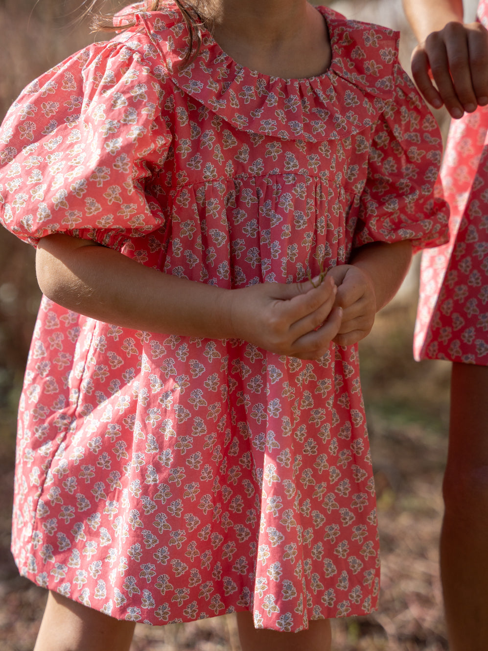 Vestido estampado cuello