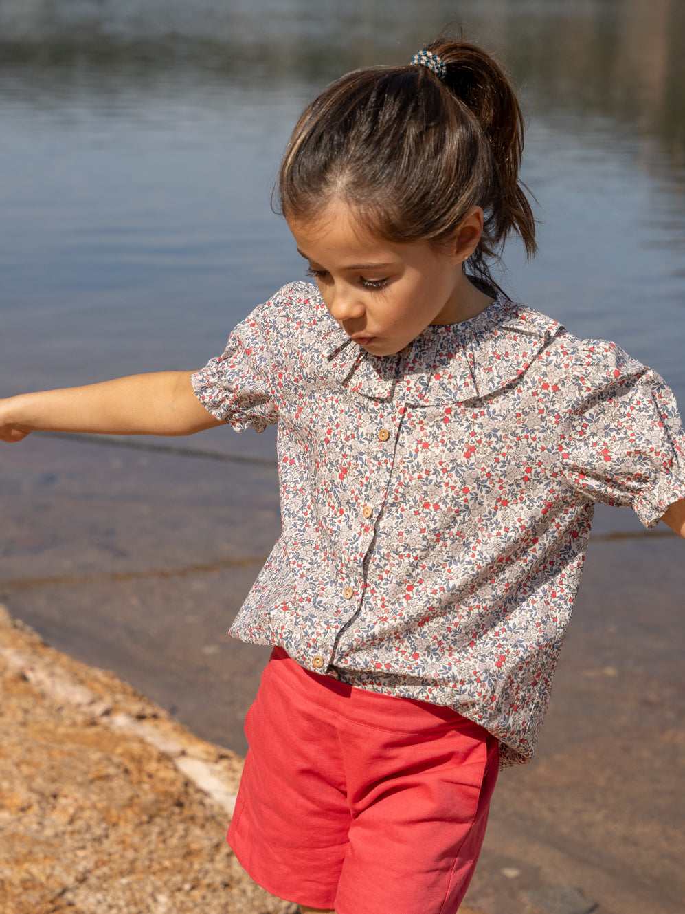 Blusa flores multicolor