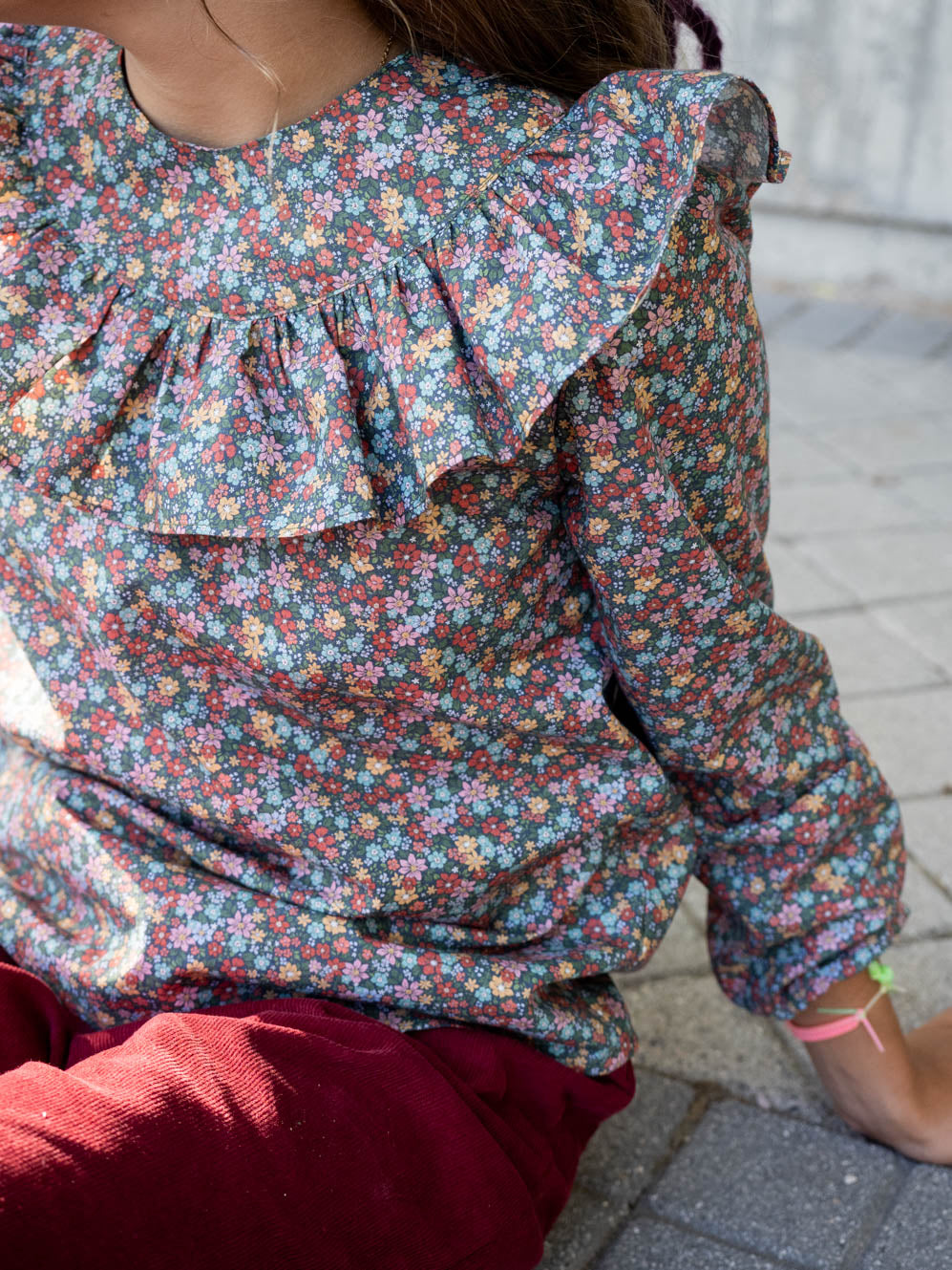 Blusa volante