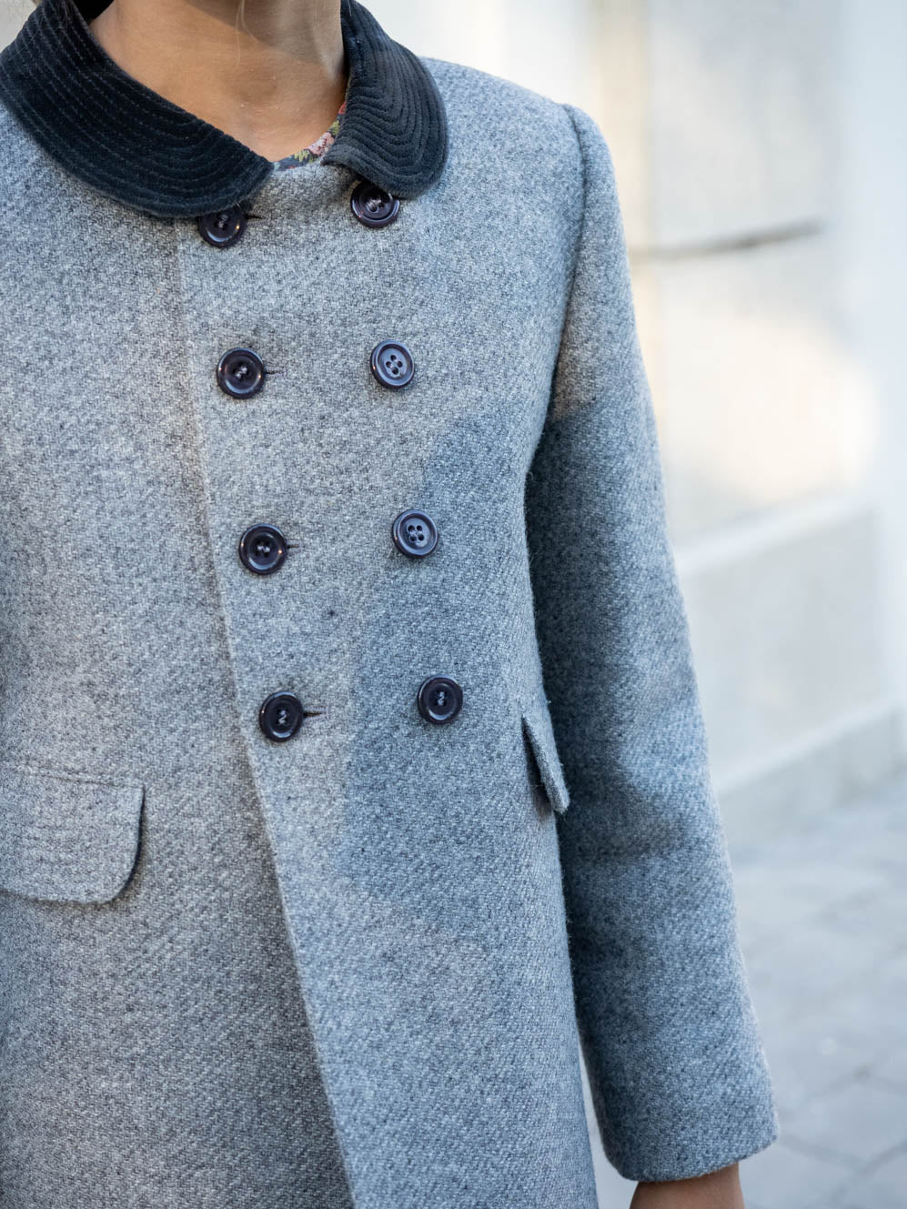 English grey coat