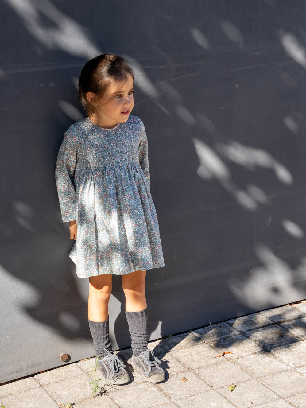 Vestido fruncido gomas