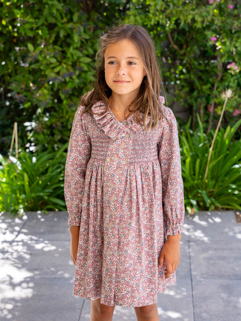 Vestido nido de abeja