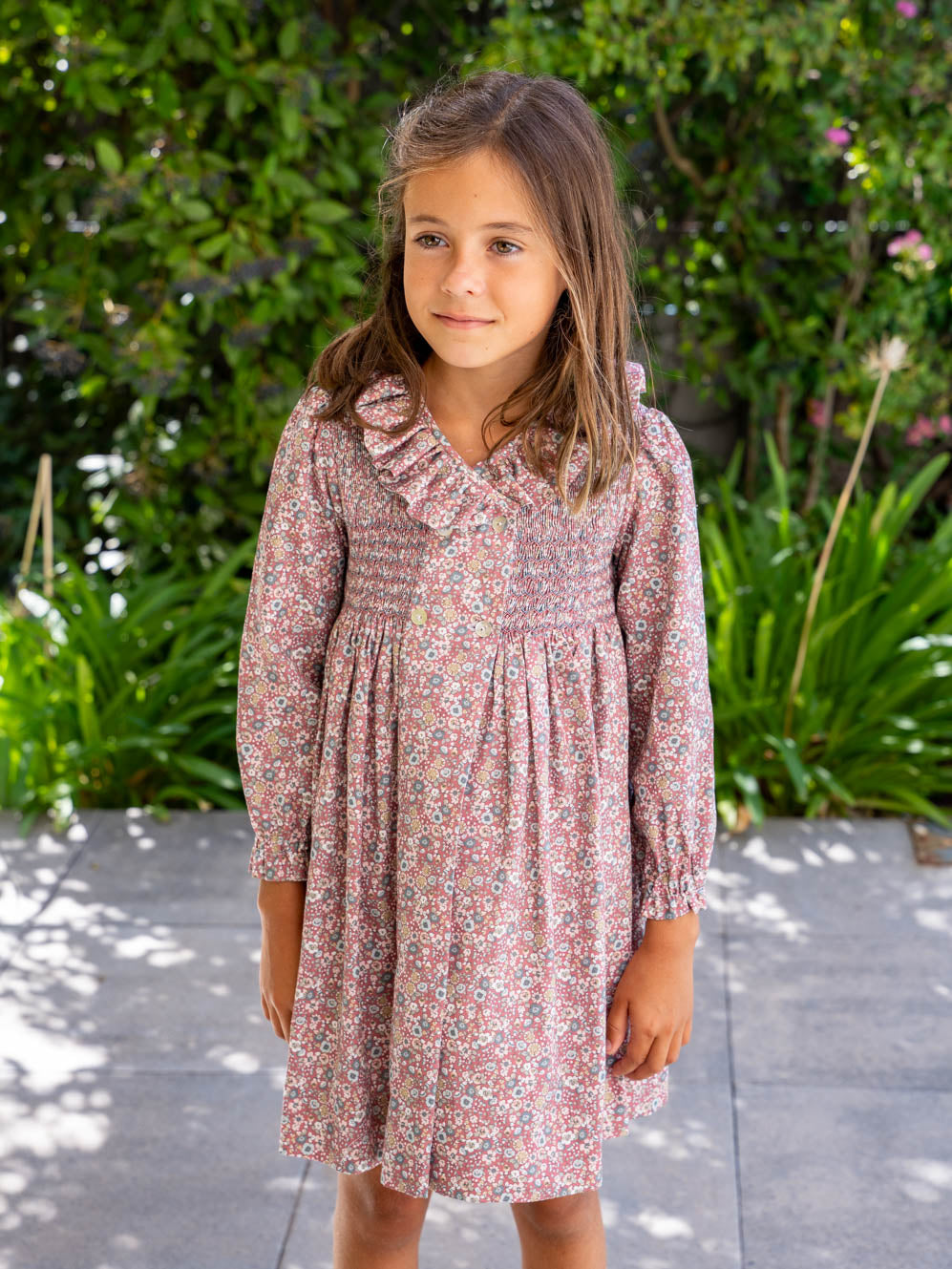 Vestido nido de abeja