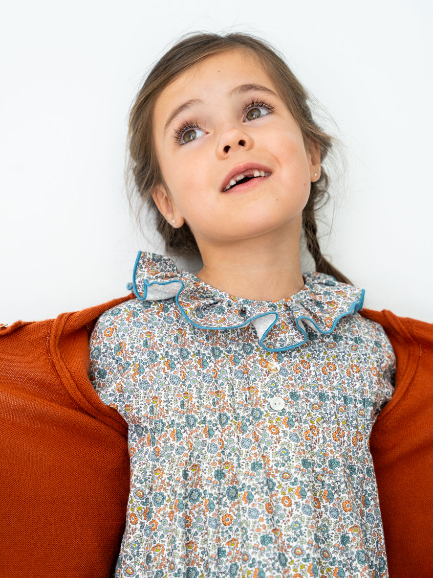 Blusa jaretas cuello