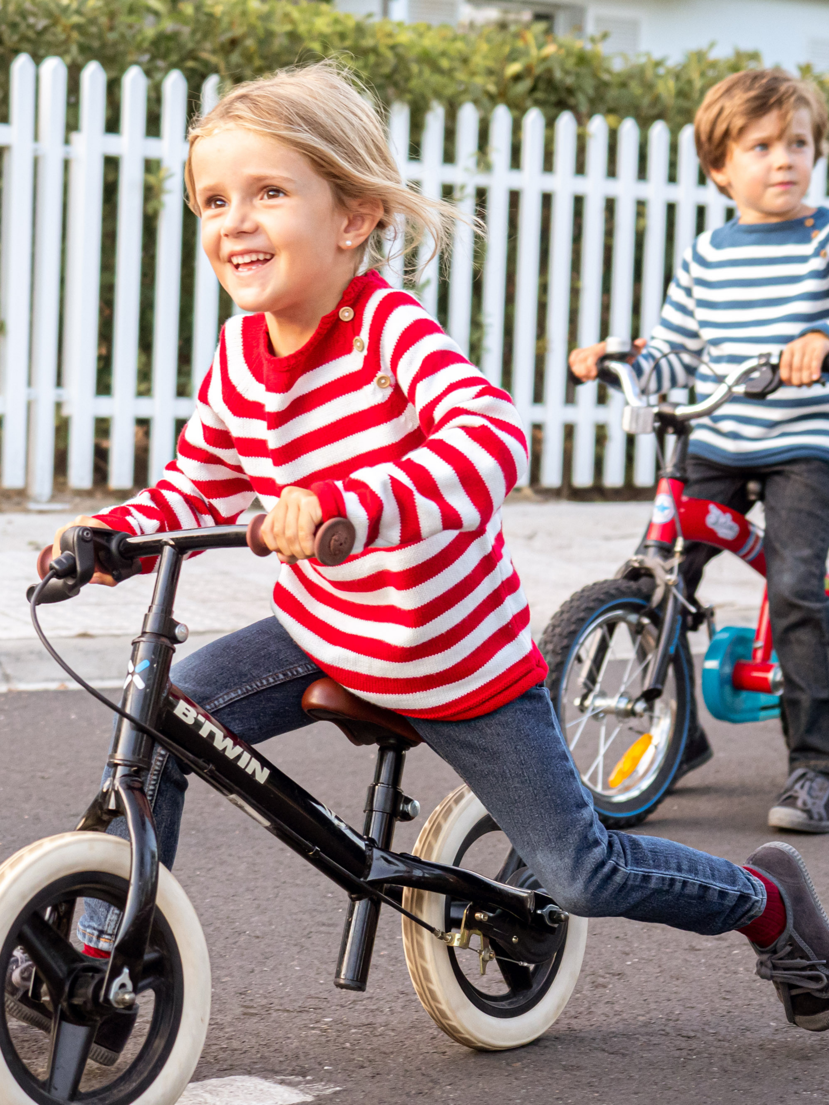 Red striped jersey