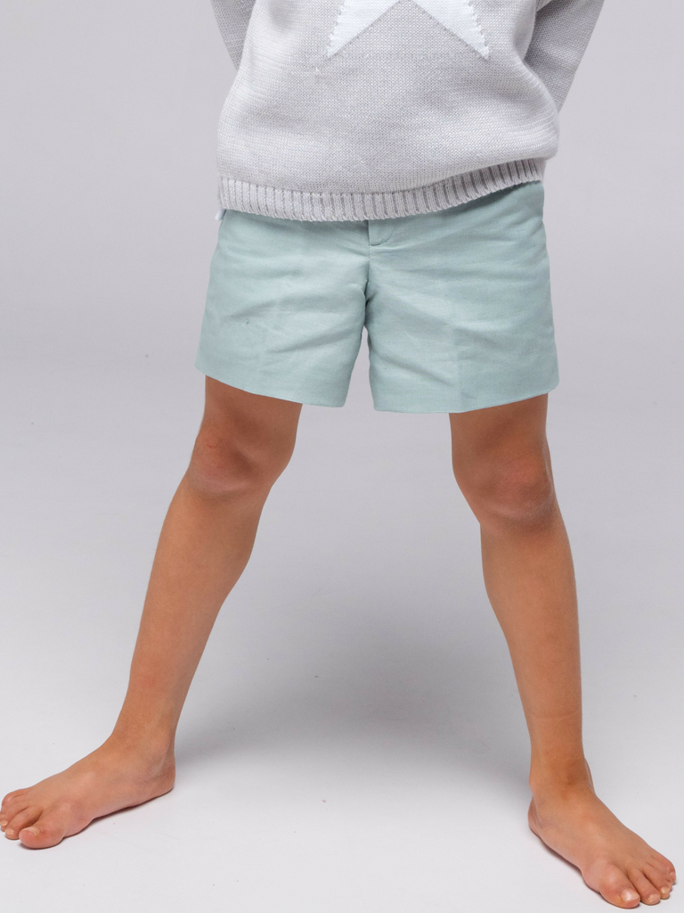 Pantalón corto verde - Colección Niño - Minis Baby&Kids shop online