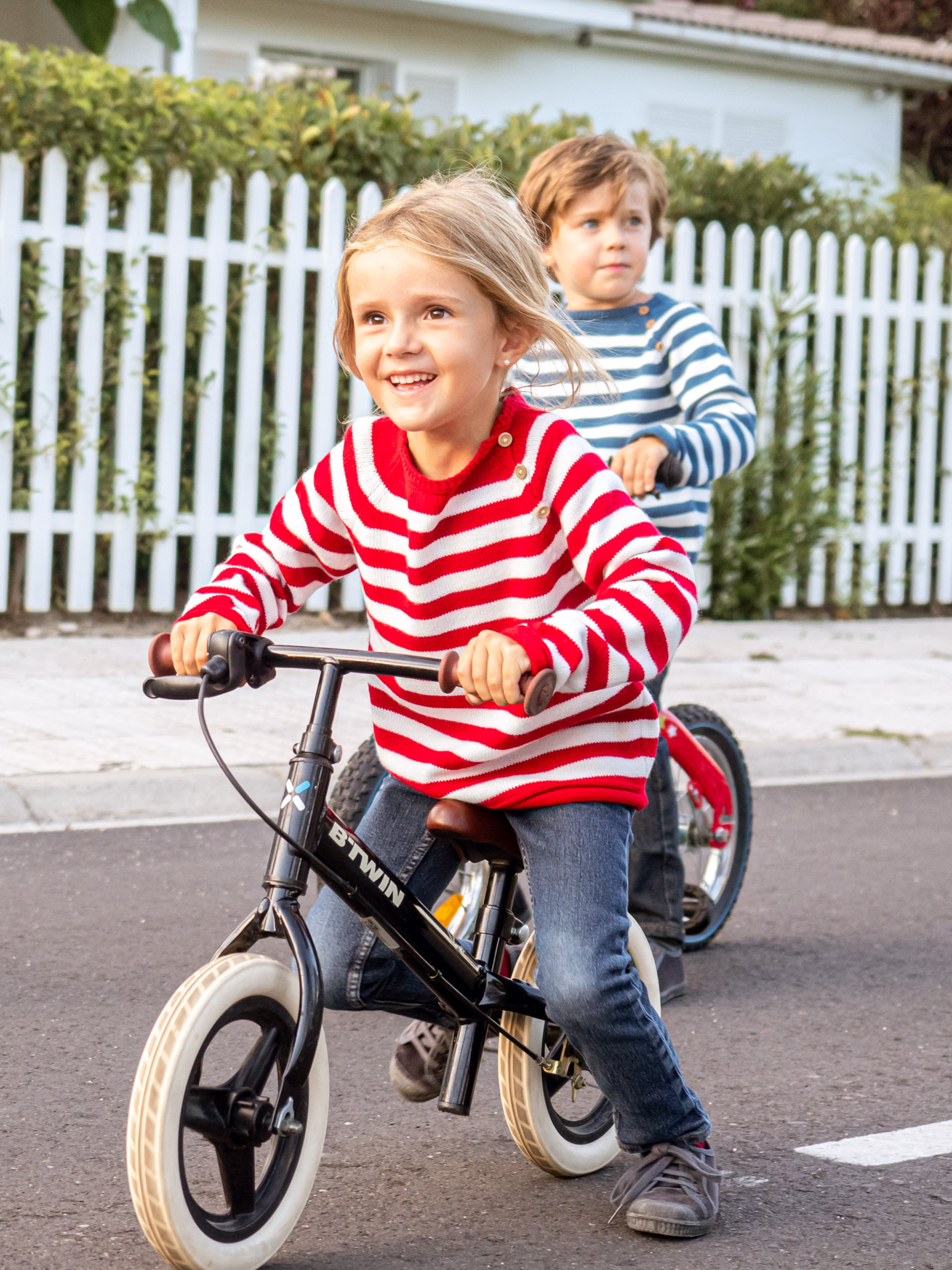 Red striped jersey