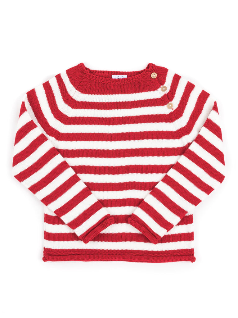 Red striped jersey