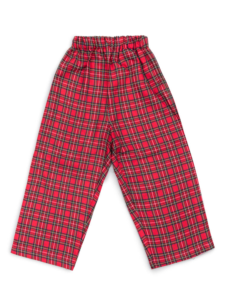 Plaid pajamas