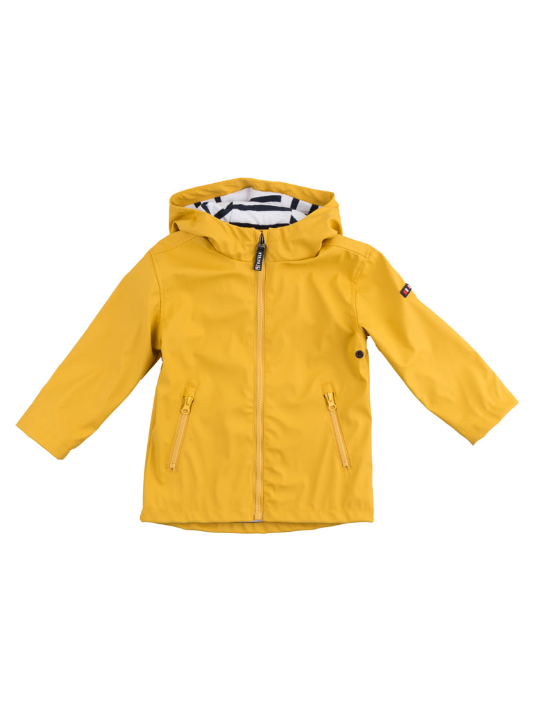 DONA CHUBASQUERO 3/4 AMARILLO POLAR PARA NIÑA