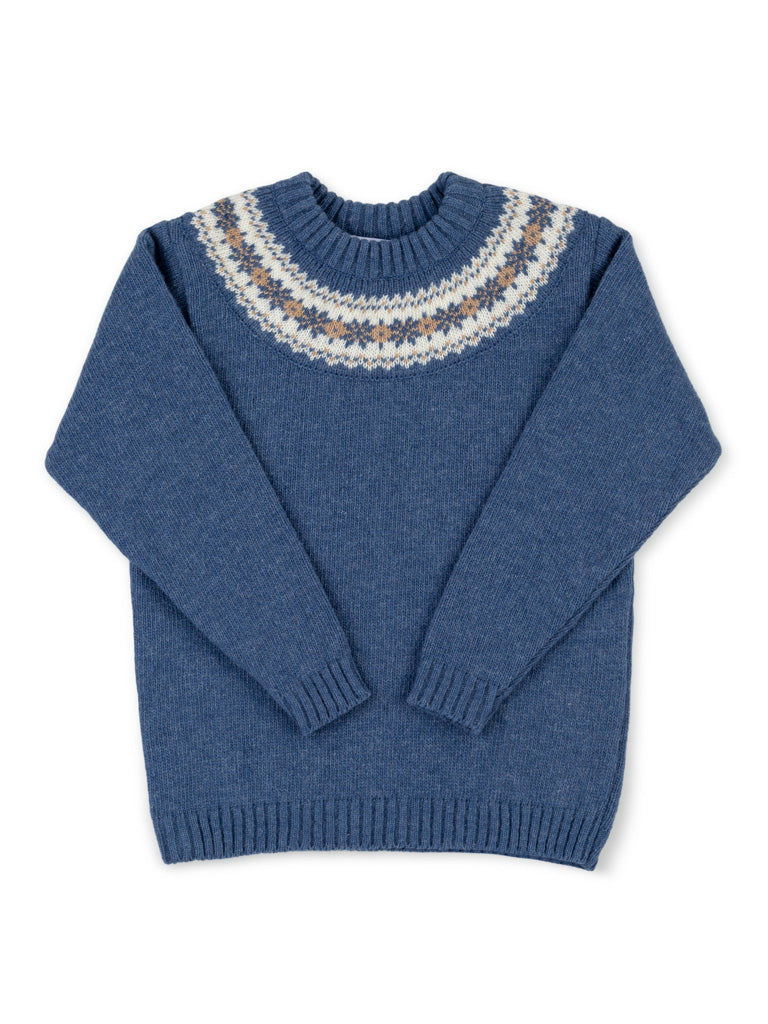 Pull Greca bleu