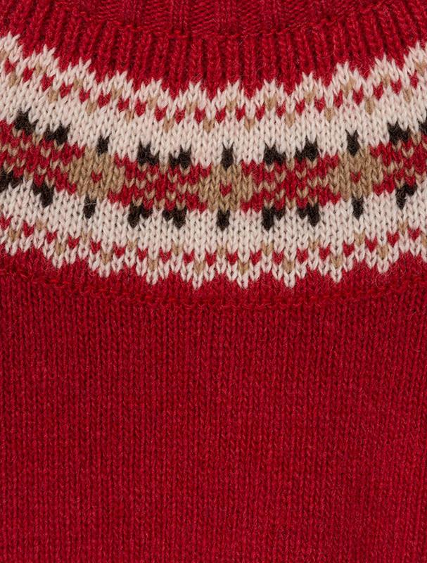 Red Greek Key Jersey