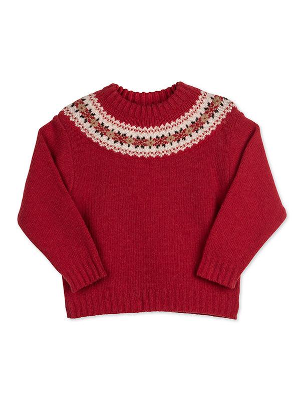 Red Greek Key Jersey