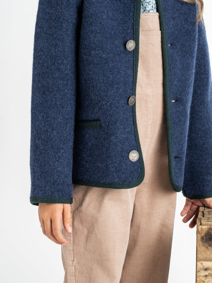 Austrian jacket blue piping