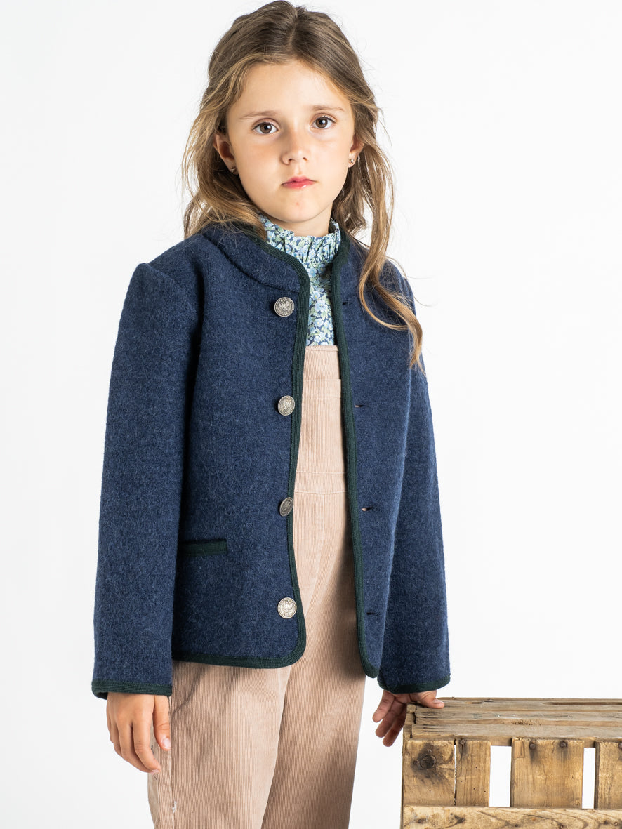 Austrian jacket blue piping