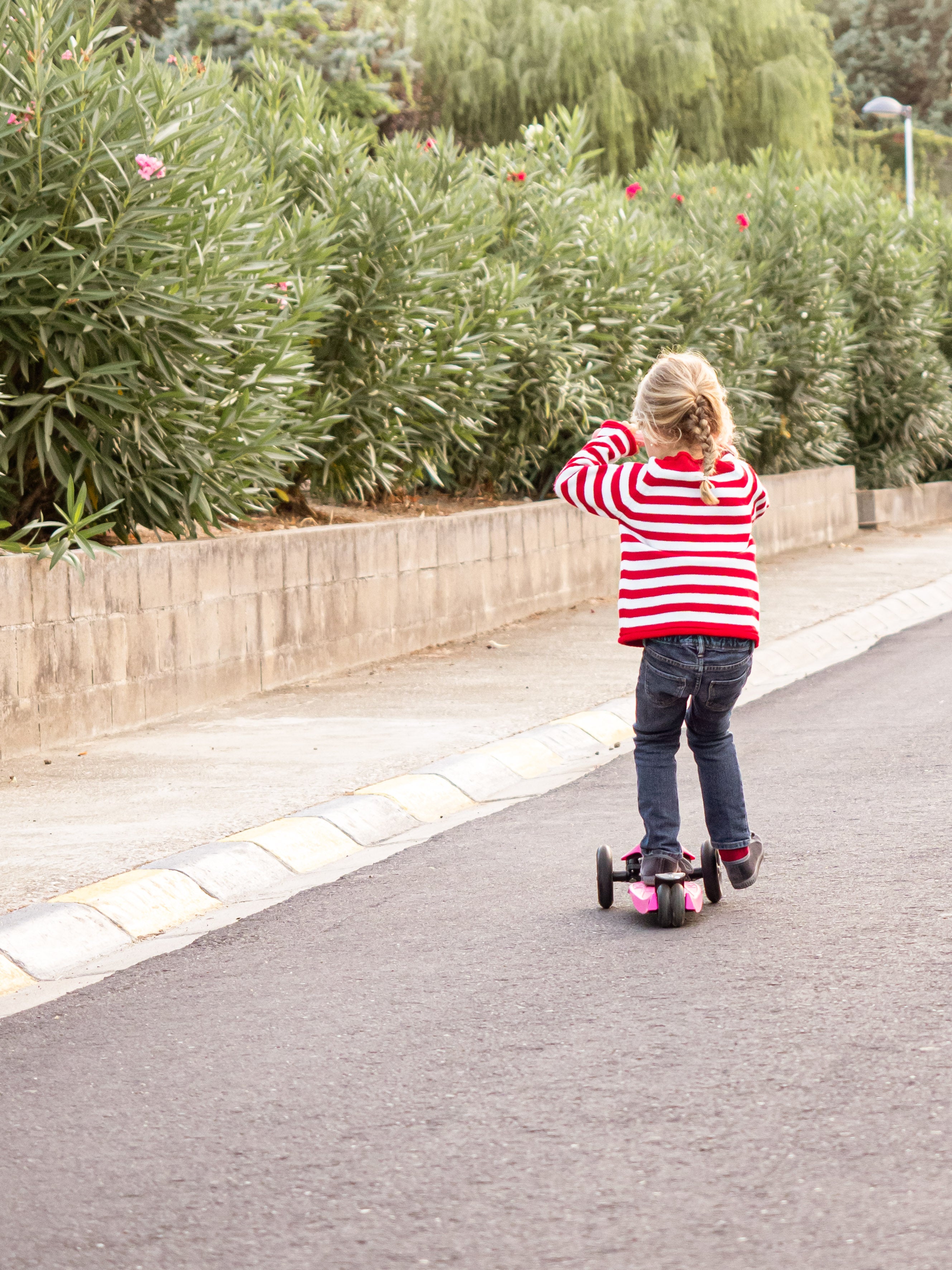 Red striped jersey