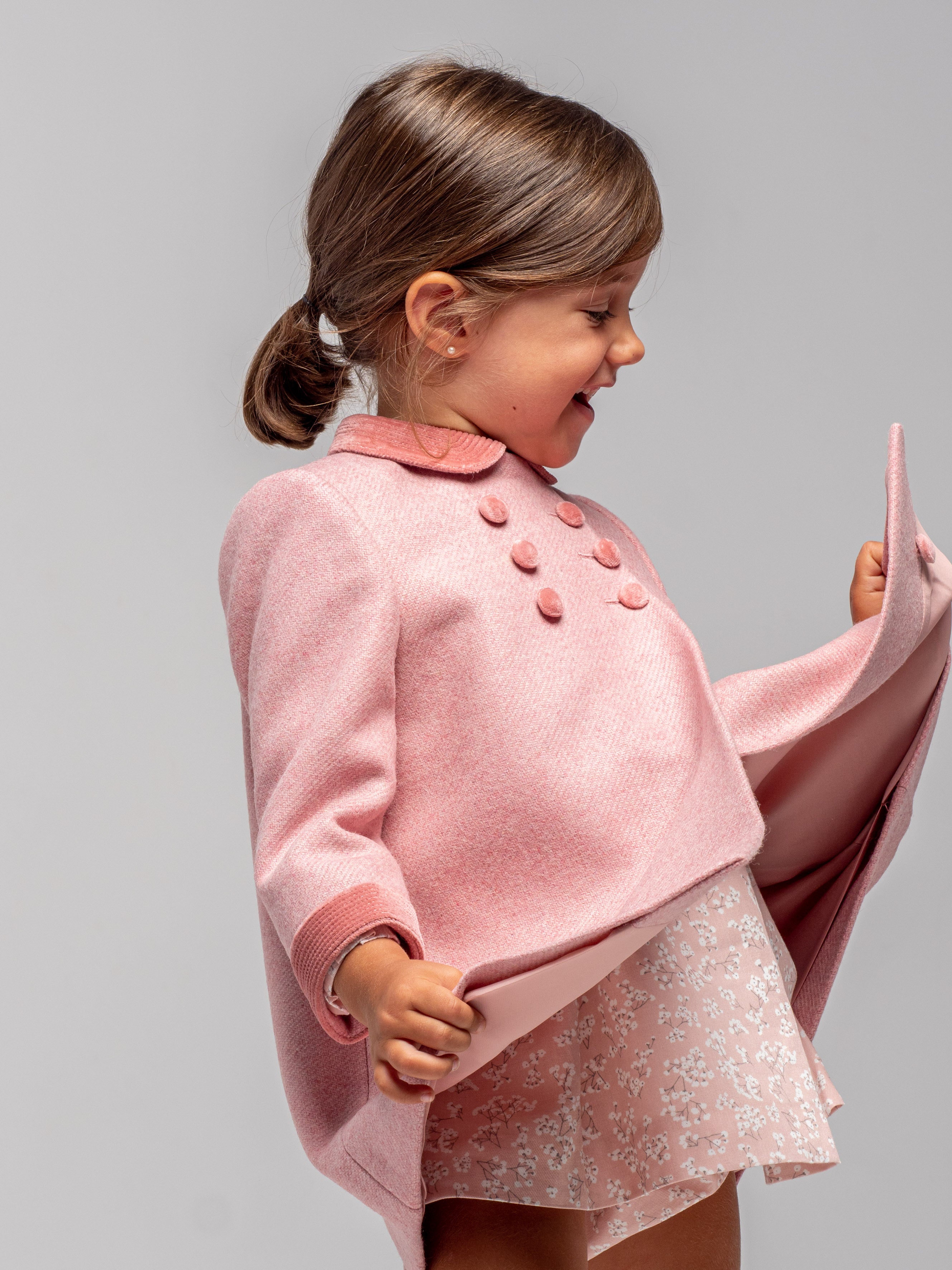 Pink English Coat