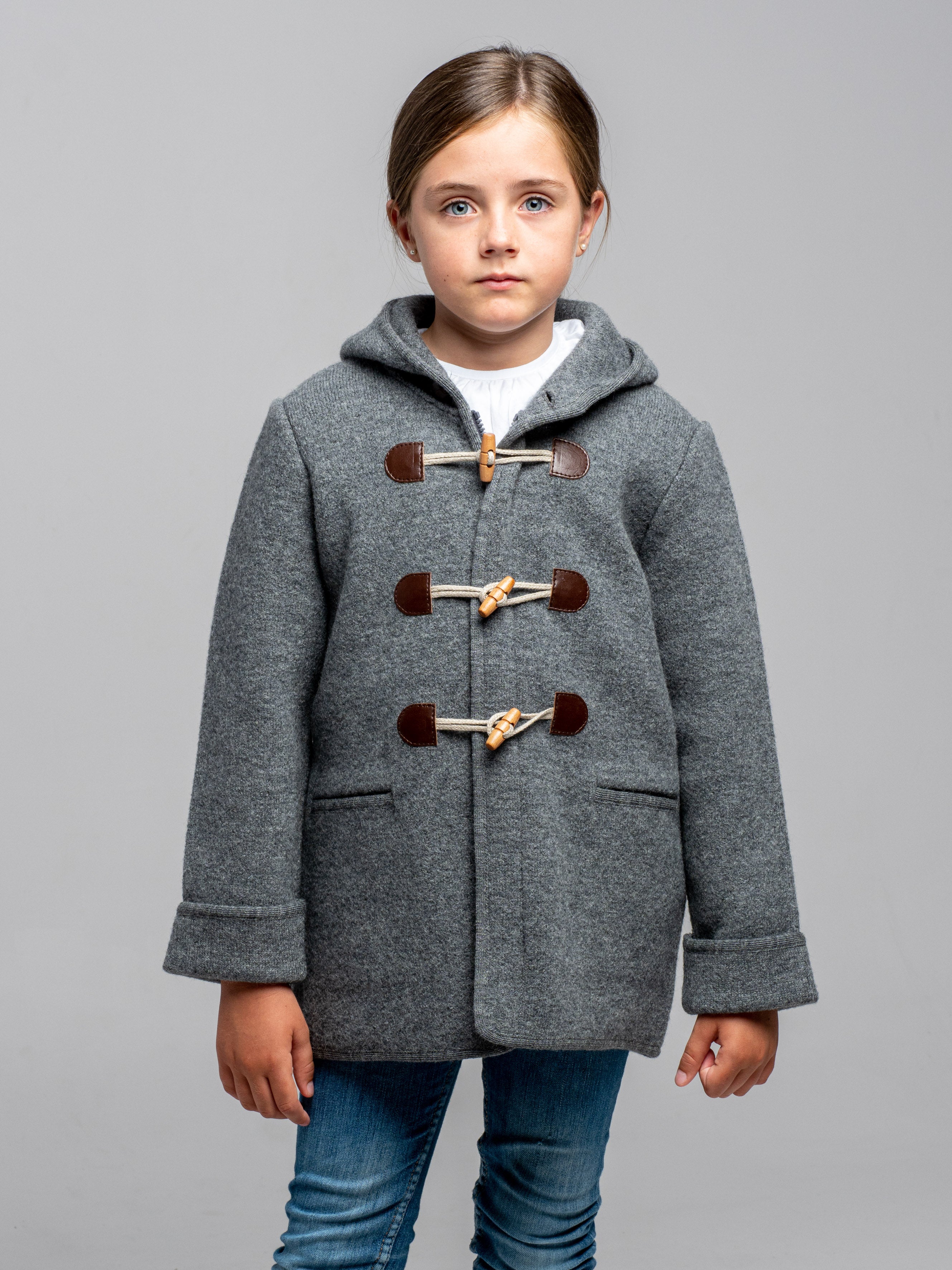 Grey trench coat