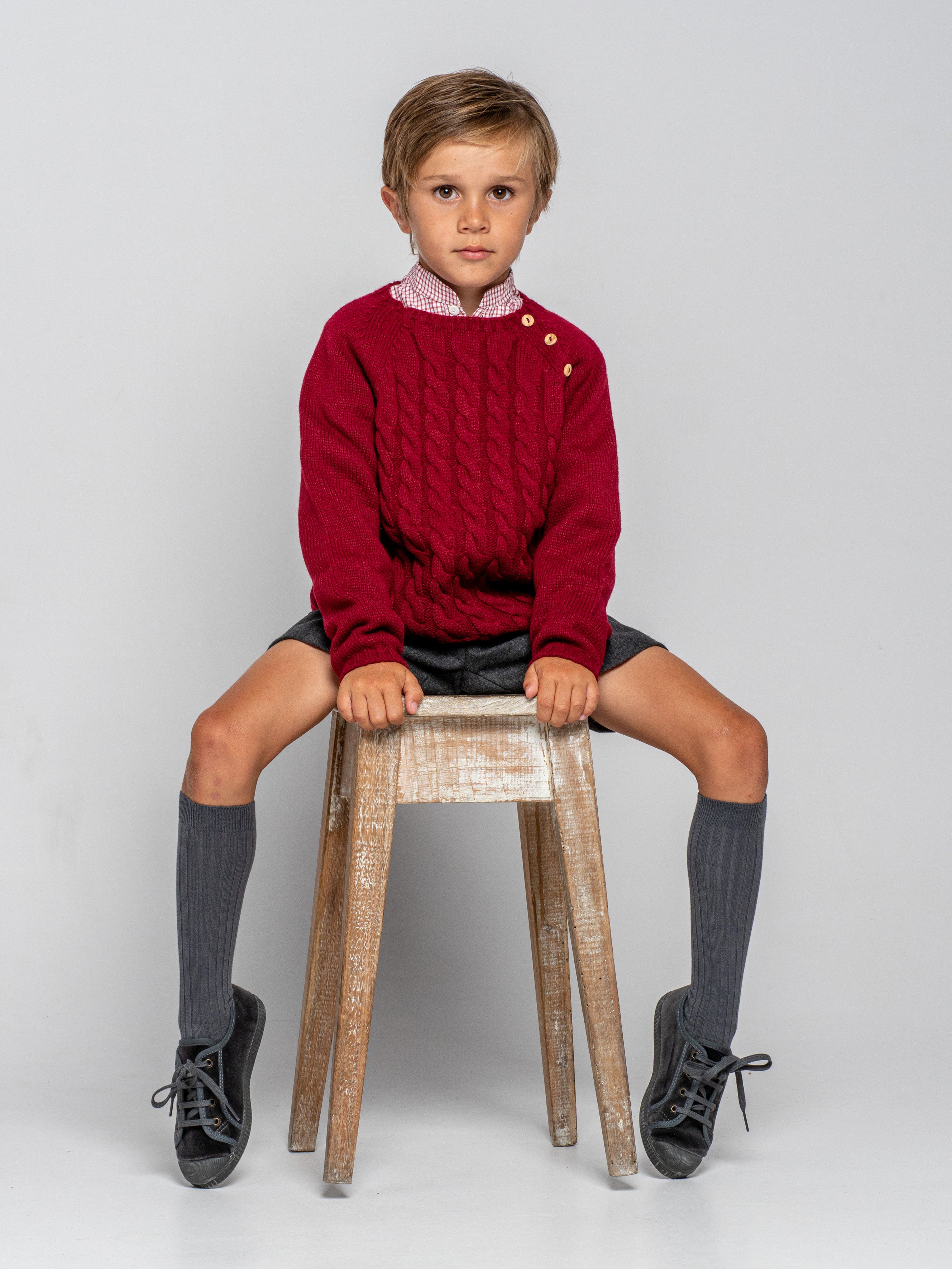 Jersey ochos burdeos