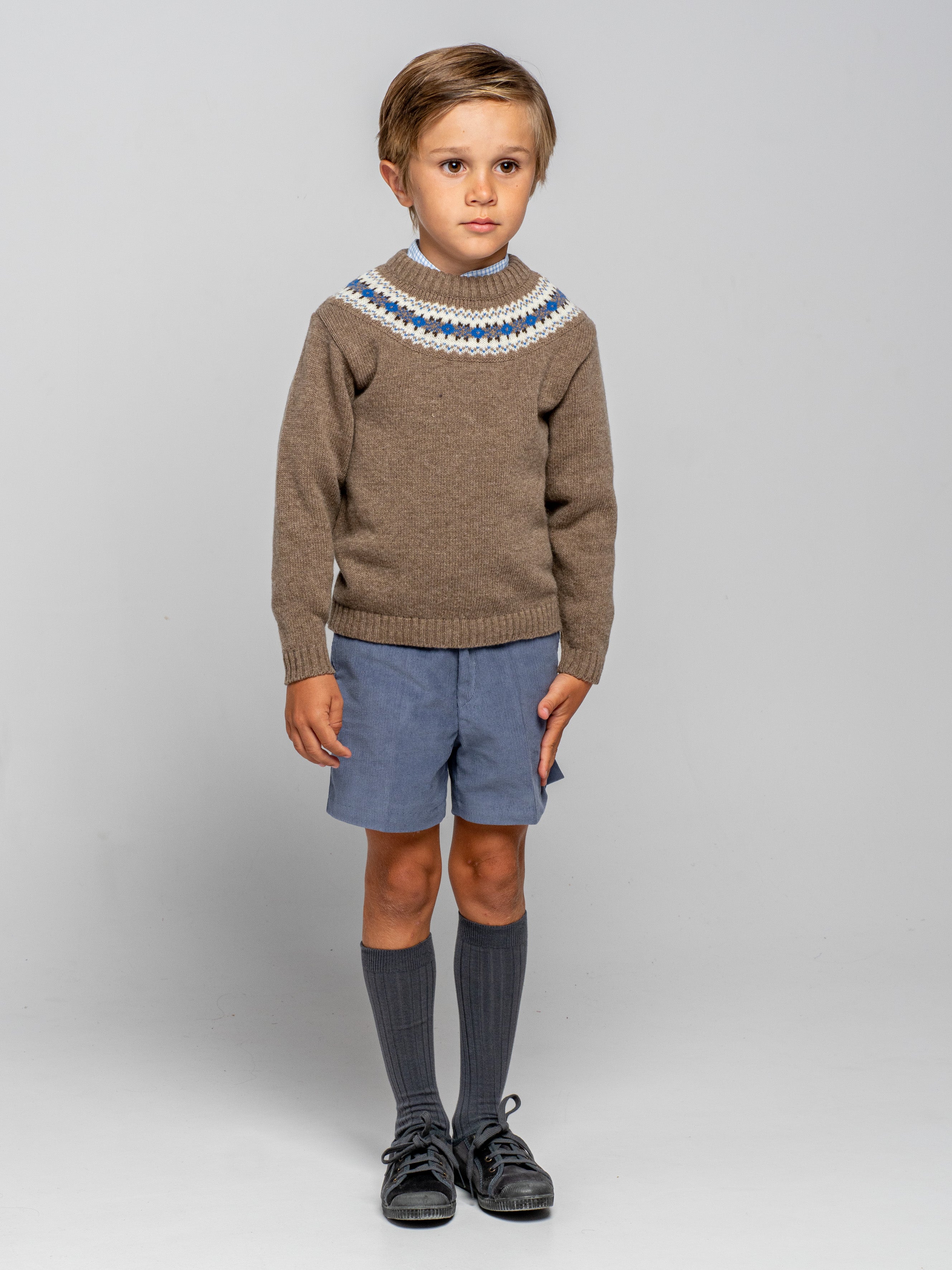 Camel Greek Key Jersey