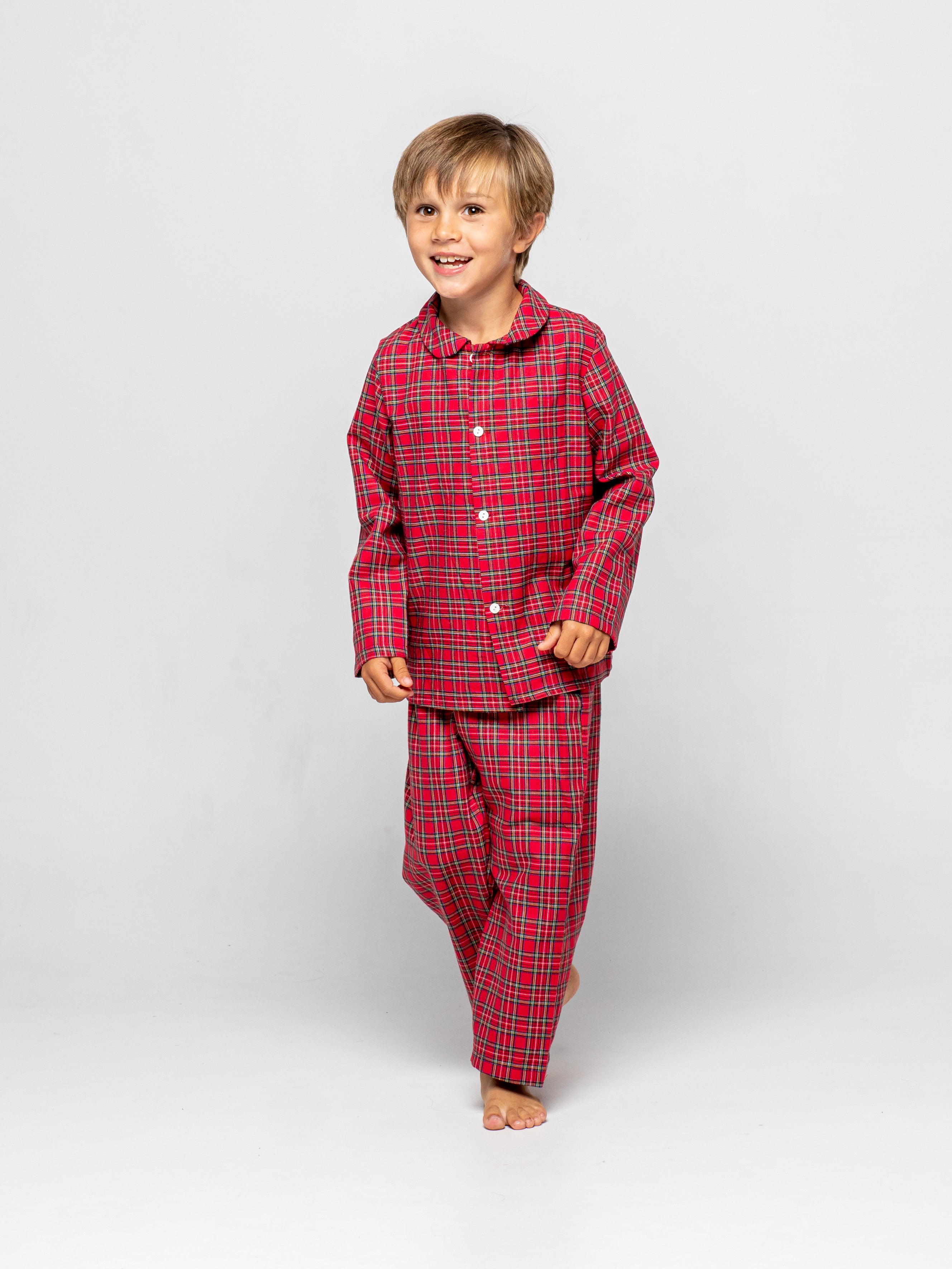 Plaid pajamas