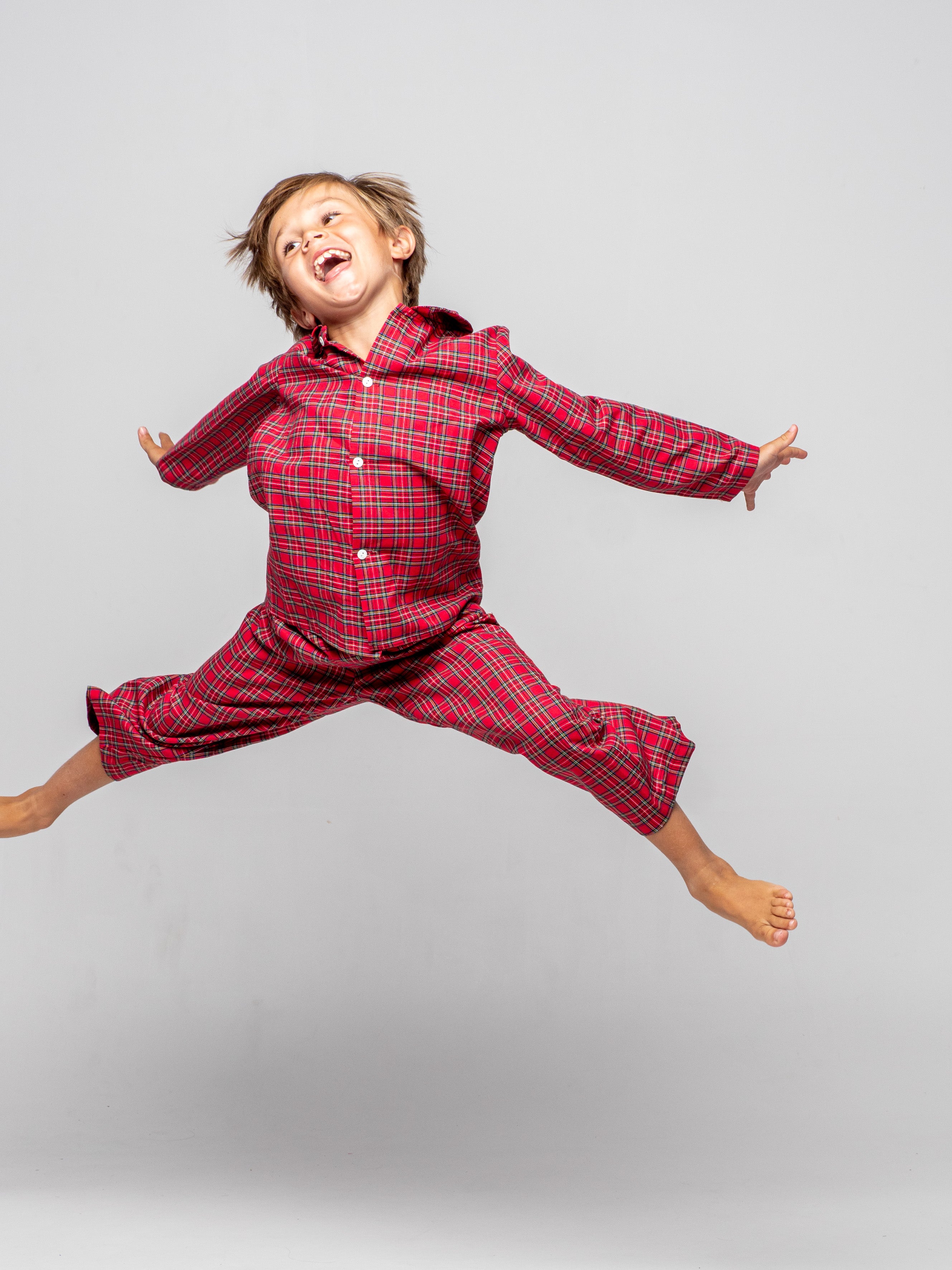 Plaid pajamas