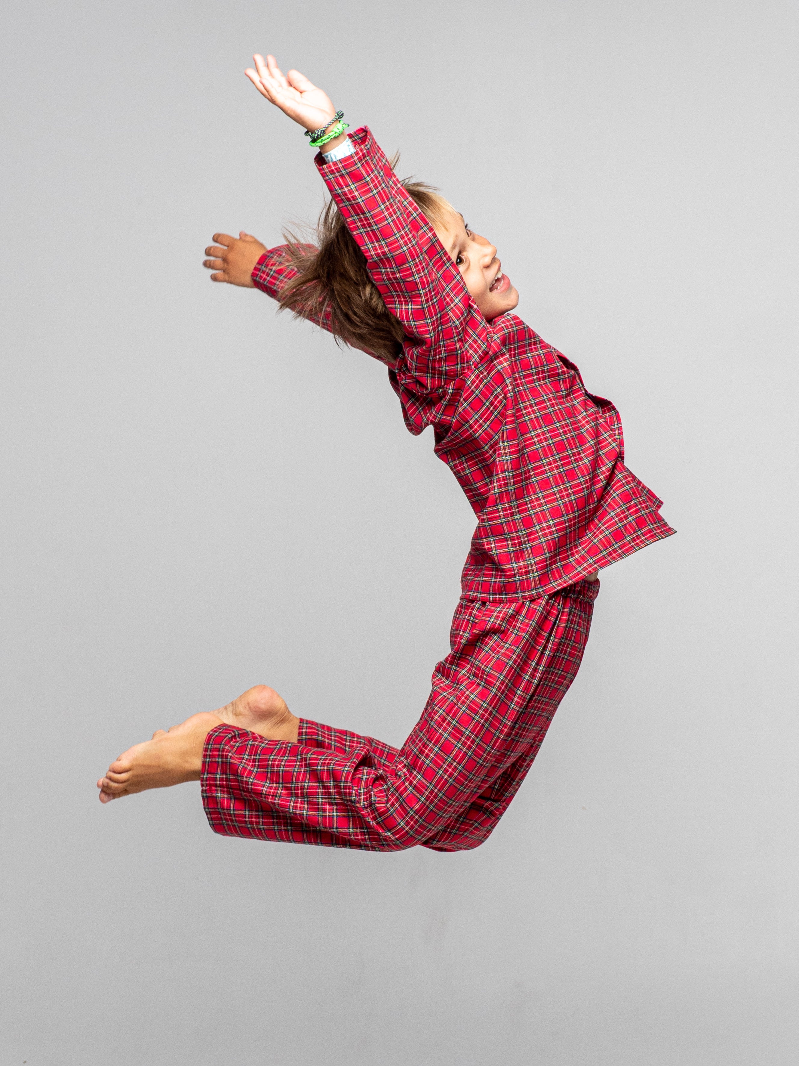 Plaid pajamas