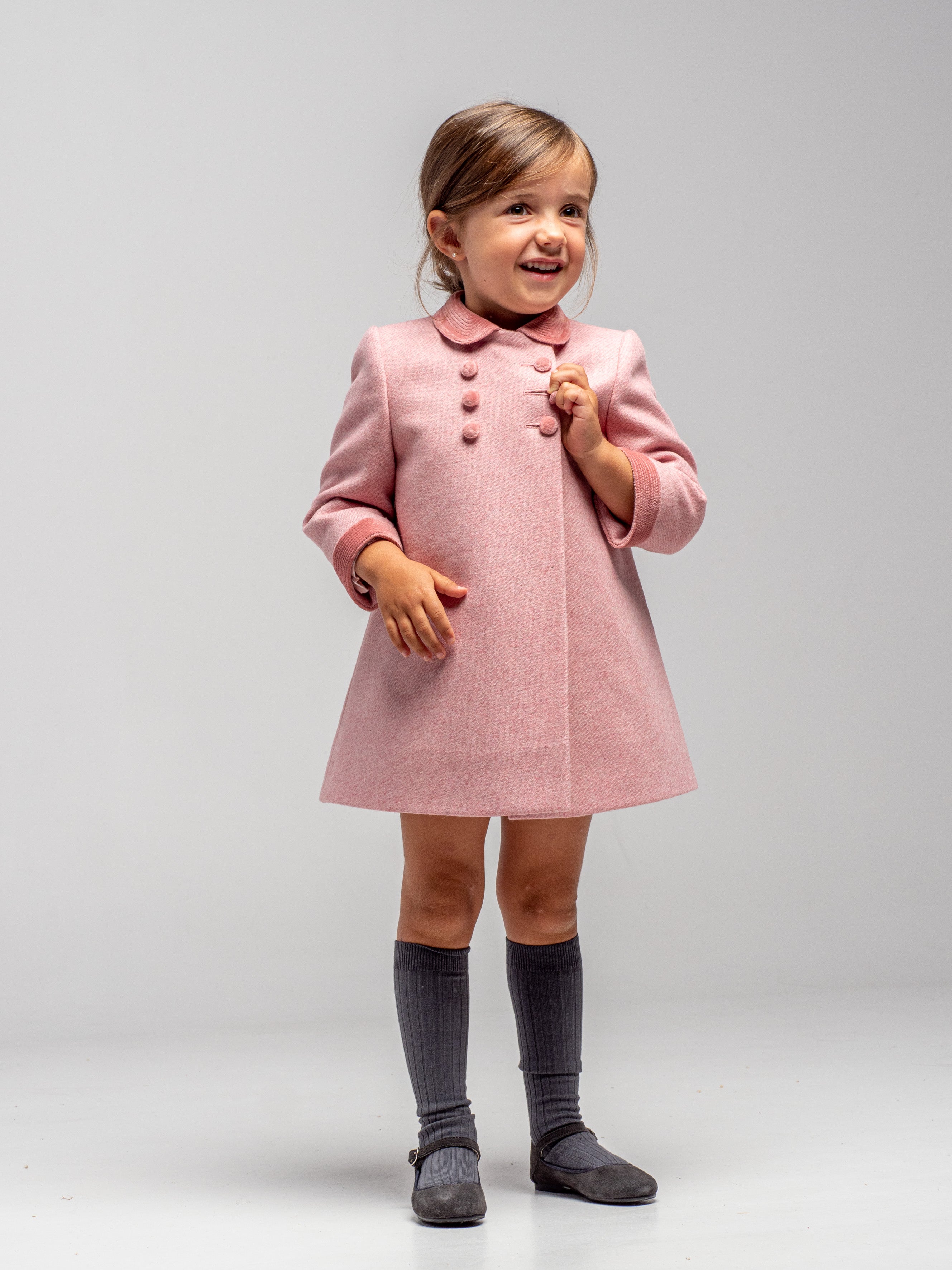 Pink English Coat