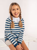 Jersey rayas azul y blanco para niña y niño Minis Baby&Kids