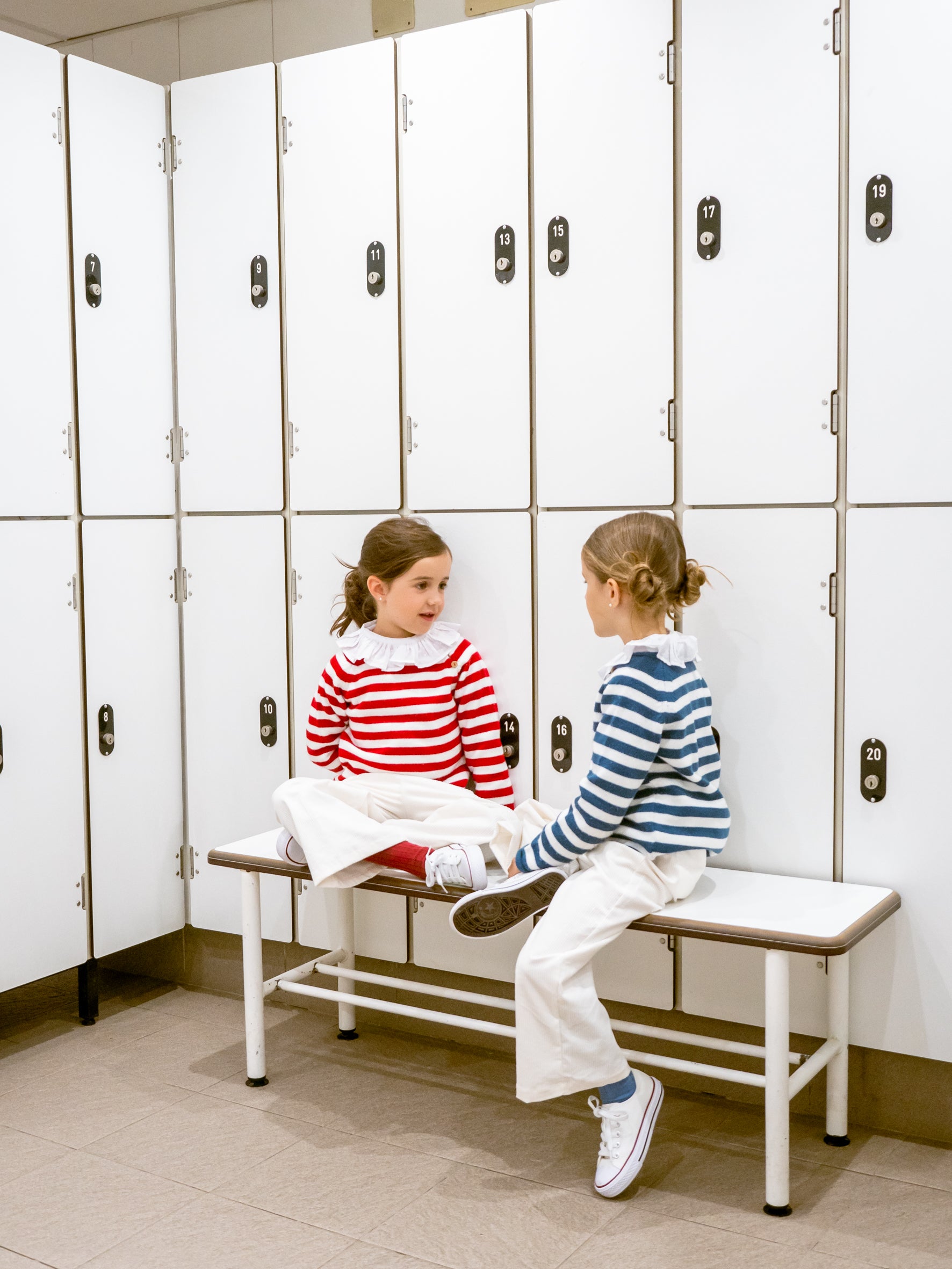 Red striped jersey