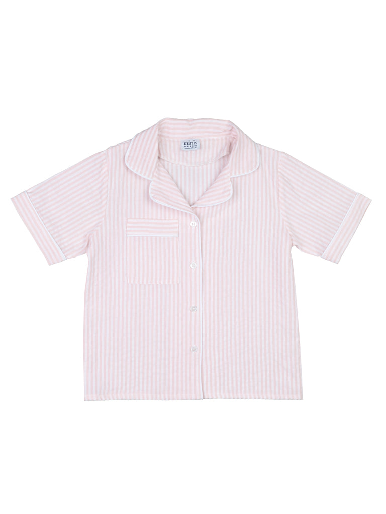 Pink striped pajamas